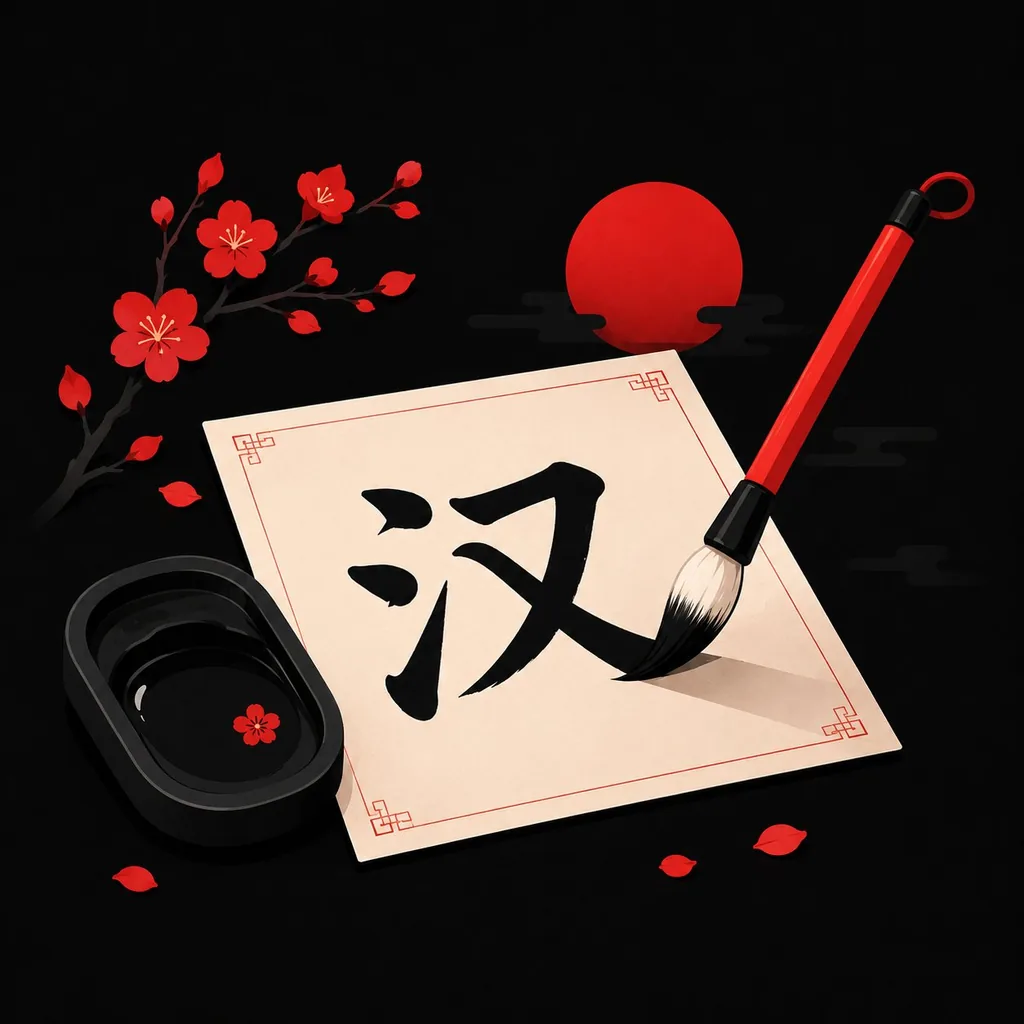 Chinese calligraphy and character writing